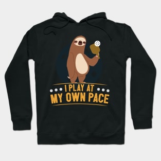 Funny Pickleball Player Gift Sloth Hoodie